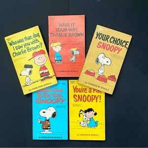 Vintage Charlie Brown and Snoopy Comic Book Collection 1970s